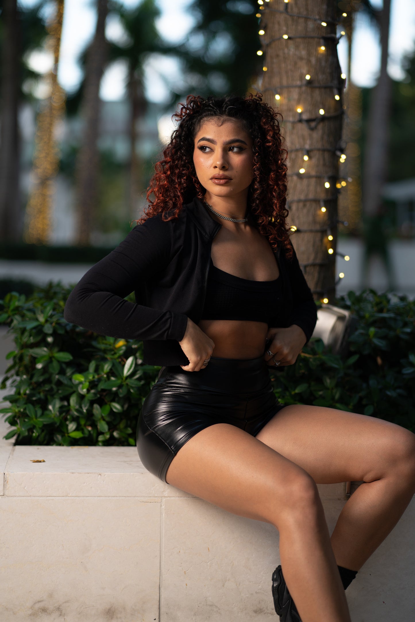 FAUX LEATHER SHORT - Raw Body