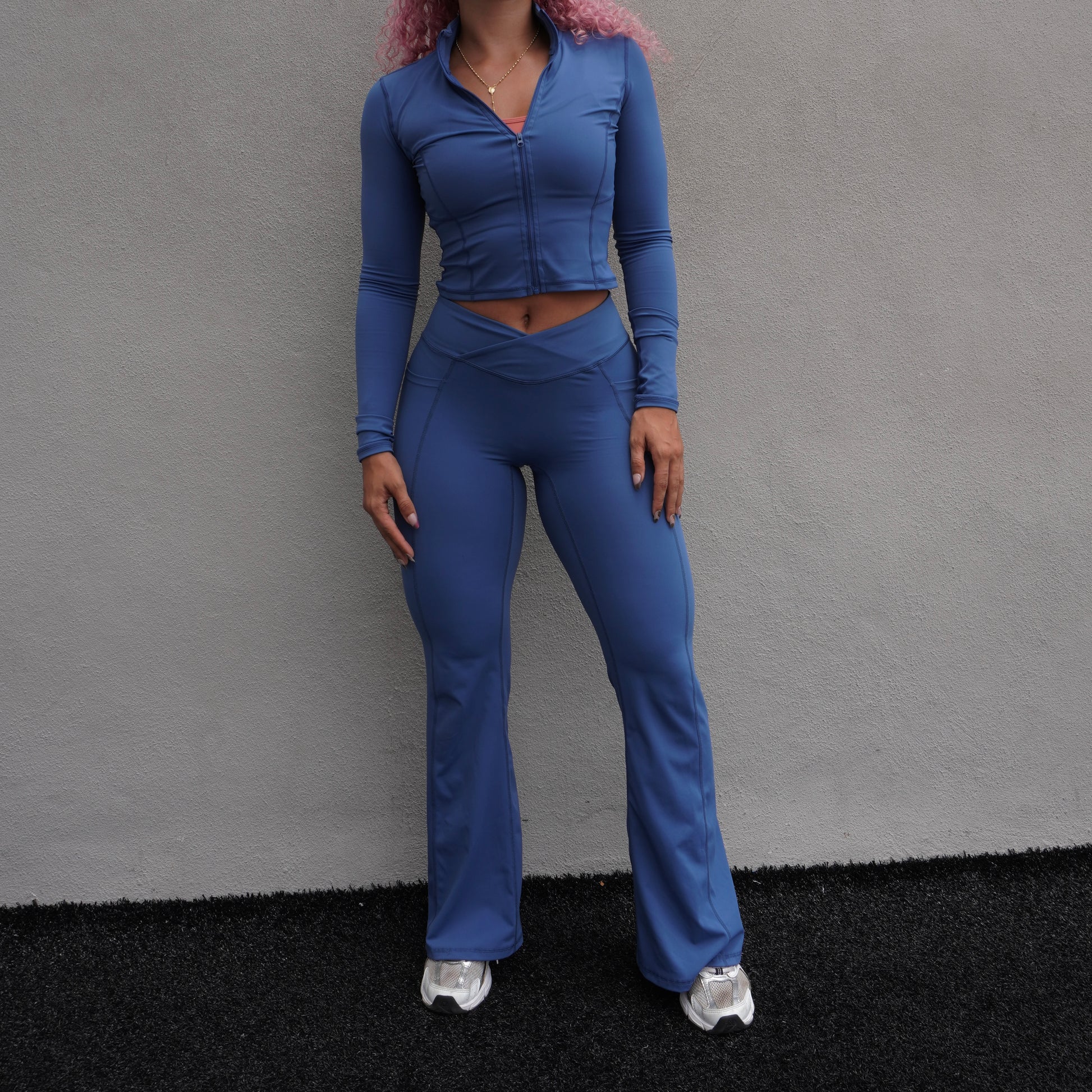 Nia's Collection Flared Leggings - Raw Body