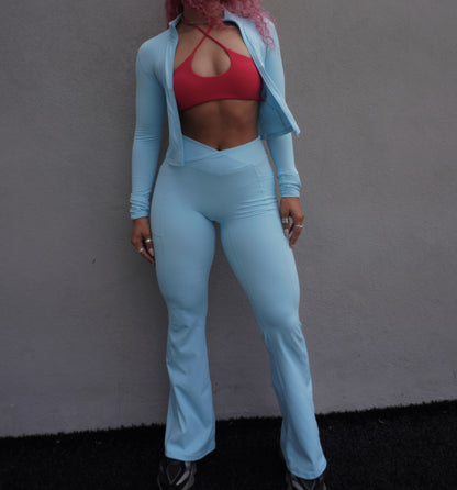 Nia's Collection Flared Leggings - Raw Body